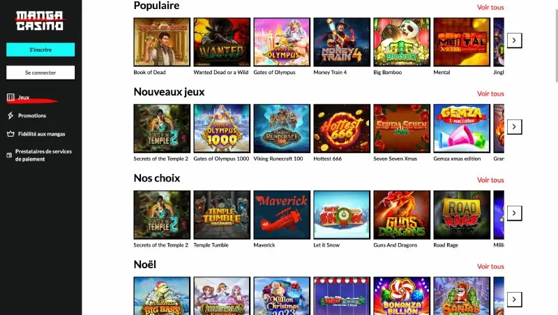 Manga Casino – Casino spelen met echt geld image 3